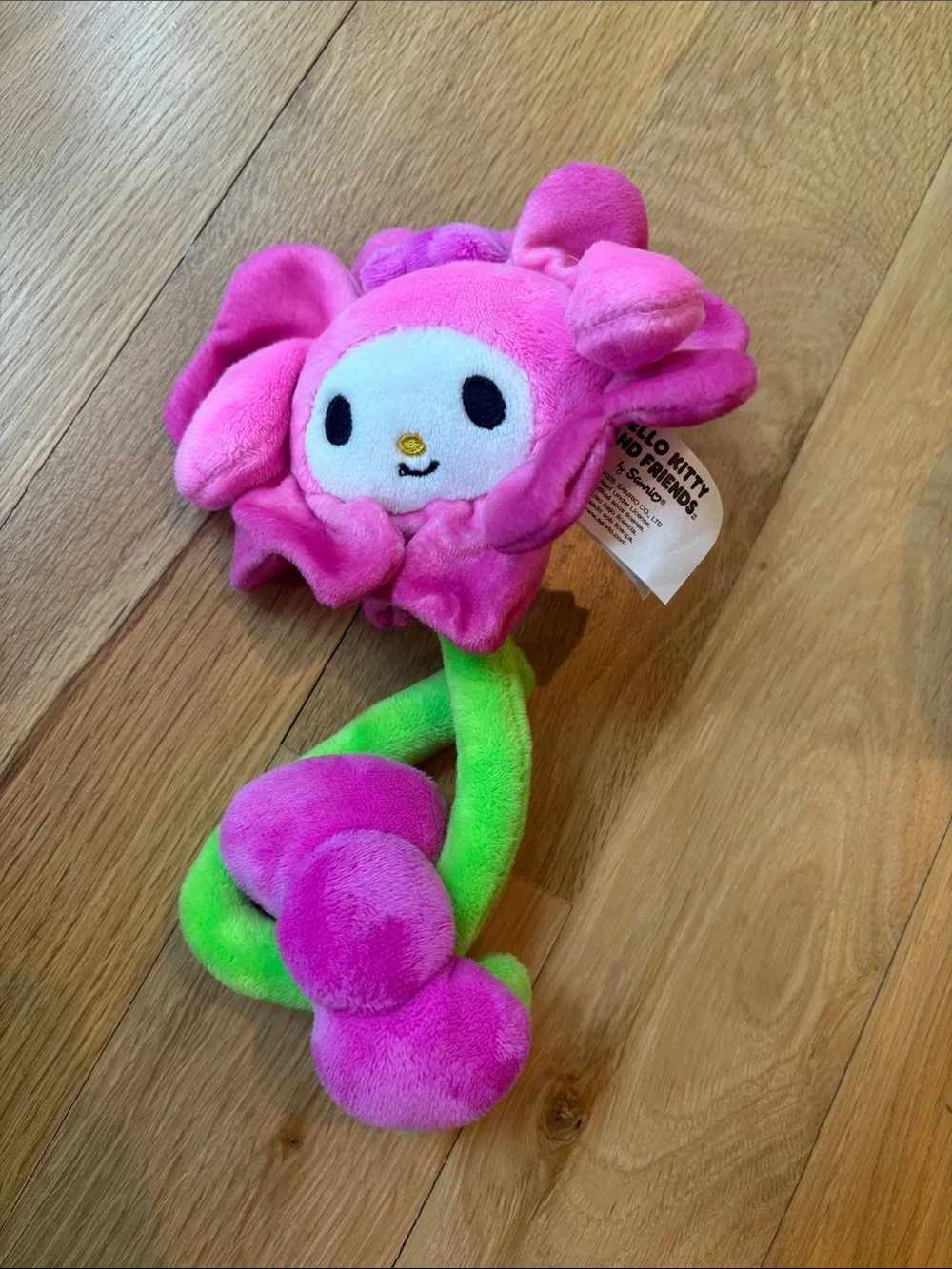 Sanrio My Melody Flower Plush Poseable 14”